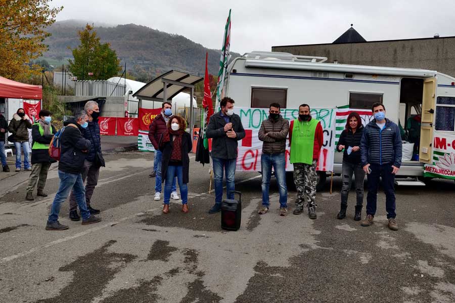 Solidarietà in presenza della FIM Bergamo ai lavoratori di Gaggio Montano