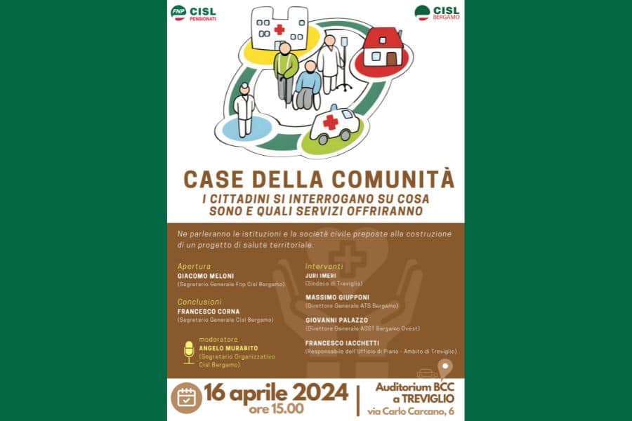 Case della comunità. Incontro a Treviglio
