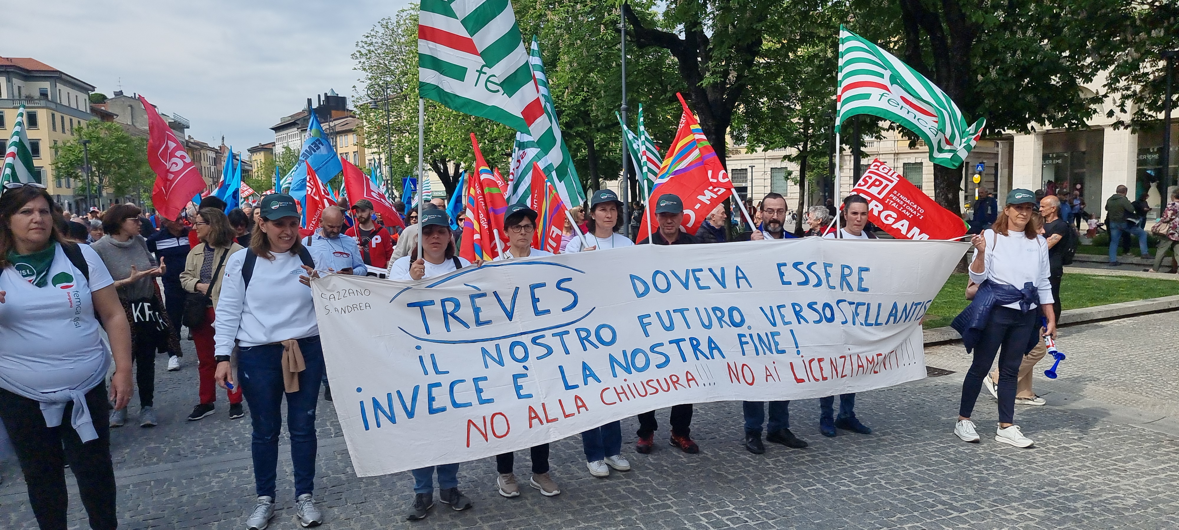 Le richieste sindacali e il muro della Trèves di Cazzano Sant’Andrea