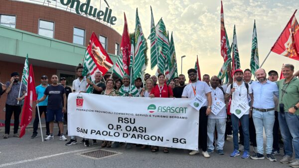 Sciopero alla OP Oasi