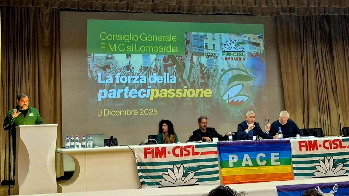Fim Cisl lombarda in assemblea a Bergamo