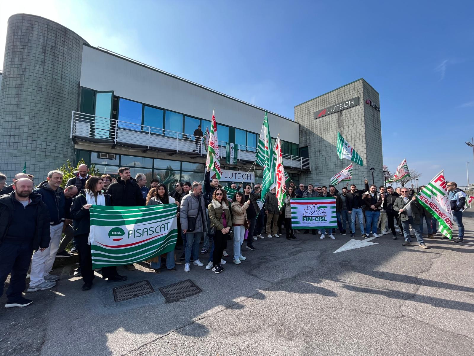 Sciopero alla Lutech di Grassobbio