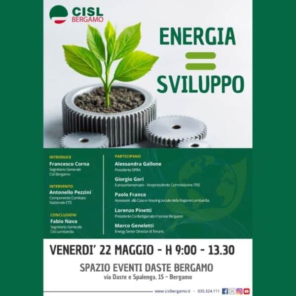 Energia uguale sviluppo